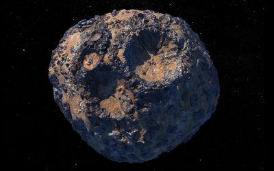 $100,000 quadrillion asteroid Psyche may be the product of metal volcanoes, study hints