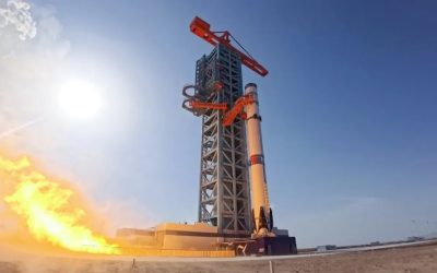 China’s 1st reusable rocket test fires engines ahead of debut flight (video)