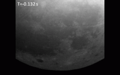What are the mysterious lights sometimes seen on the moon?