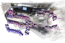 Teaching robots to map large environments