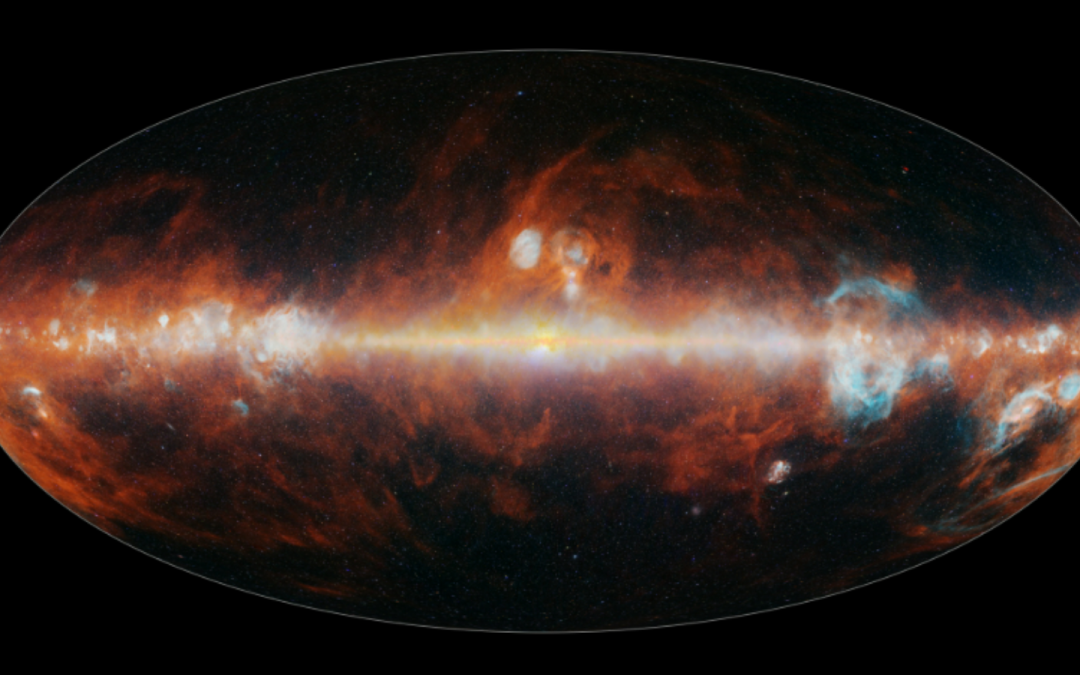 NASA’s SPHEREx telescope completes its 1st cosmic map of the entire sky and it’s stunning!