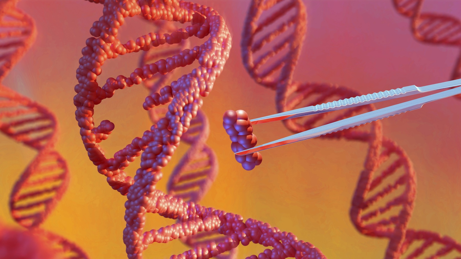 Artwork of DNA Editing