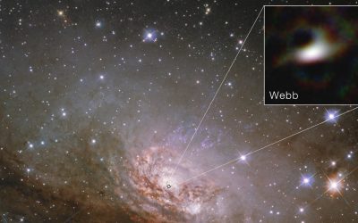 James Webb telescope reveals sharpest-ever look at the edge of a supermassive black hole
