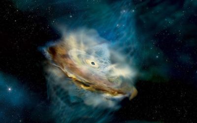 Scientists spot ‘rule-breaking’ black hole growing 13 times faster than should be possible