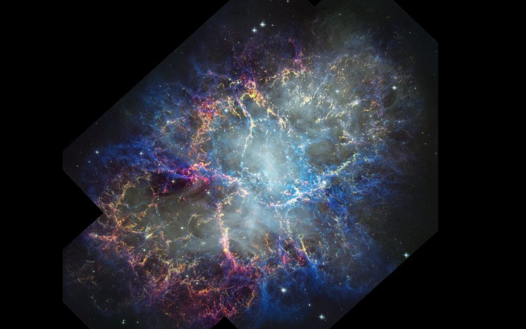 Hubble images taken 25 years apart show big changes in the iconic Crab Nebula —‬ Space photo of the week