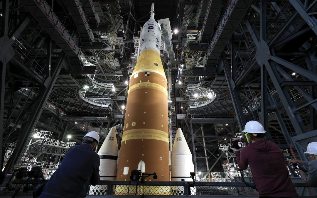 NASA’s Artemis II rocket rolls to launch pad in final bid to meet April deadline