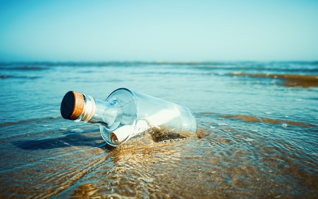 How likely are you to find a message in a bottle?
